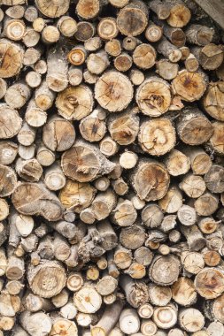 Yangın için kuru odun, eski ahşap güzel yapısı kesin