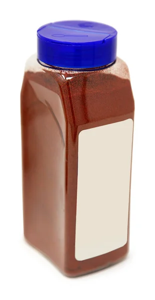 Bouteille de Paprika moulu — Photo