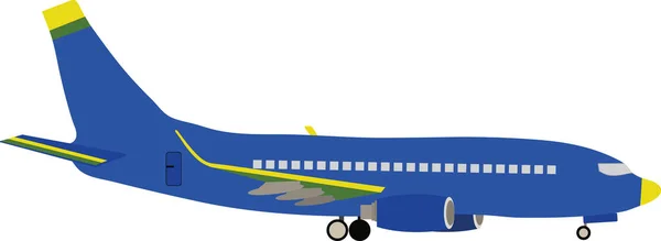 Ilustración Avión Comercial Grande — Foto de Stock
