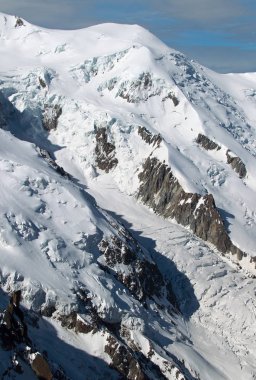 Aiguille du Midi 'den görünüm - Mont Blanc