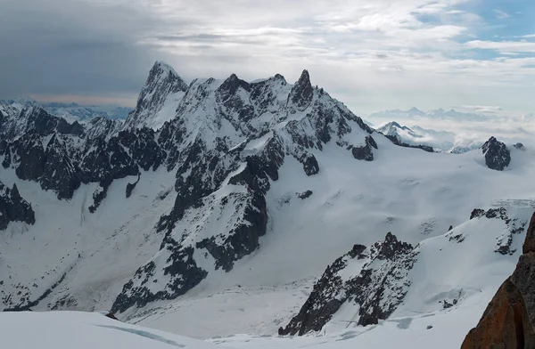 Vista Dall Aiguille Midi — Foto Stock