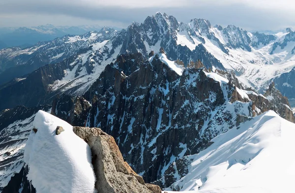 Aiguille du Midi 'den görüntü 