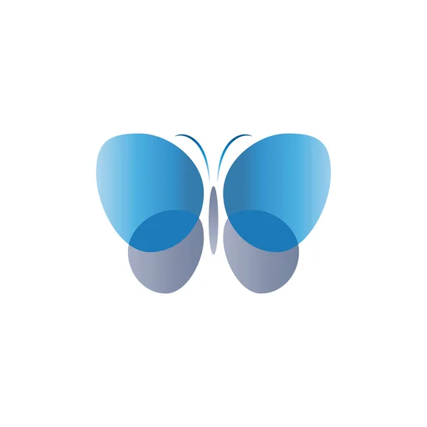 Ilustración Del Logotipo Mariposa Icono Diseño Plantilla Vector — Vector de stock