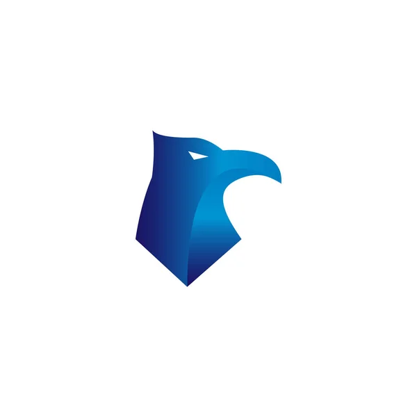 Illustration Eleganta Eagle Logo Design Mall Vektor — Stock vektor