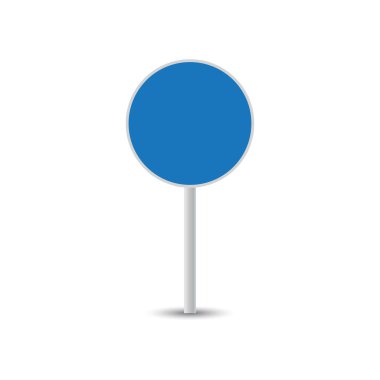 Trafik işareti grafik şablonu vektör çizimi