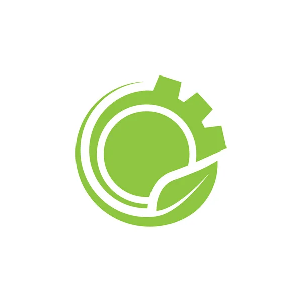 Dünya Çevre Logo Simge Şablon Vektör — Stok Vektör
