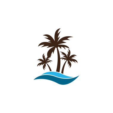 Yaz logo simge şablon vektör öğesi gösterimi