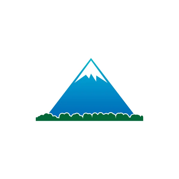 Berg Natuur Logo Ontwerp Sjabloon Vectorelement — Stockvector