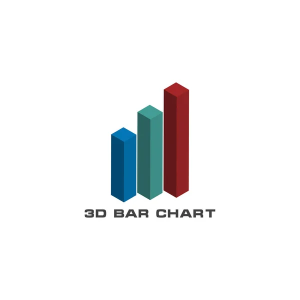 Statistik Diagramm Grafik Vorlage Vektorgrafik — Stockvektor