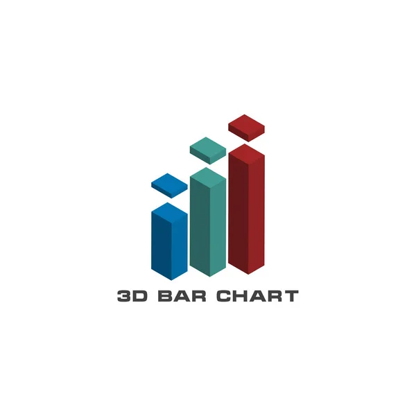 Statistik Diagramm Grafik Vorlage Vektorgrafik — Stockvektor