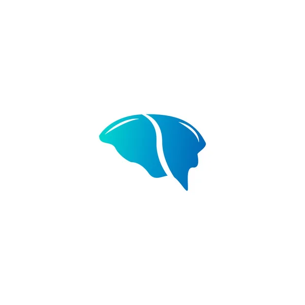 Абстрактный Векторный Элемент Логотипа Мозга — стоковый вектор