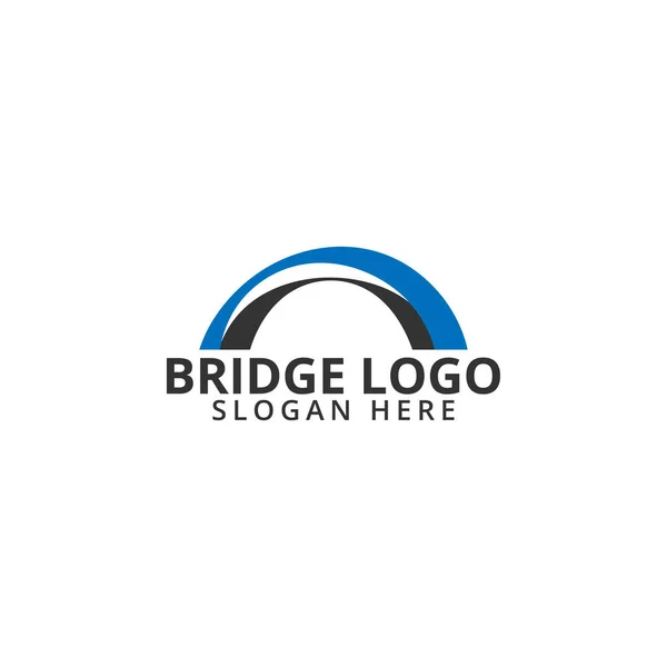 Illustration of bridge logo icon template vector element
