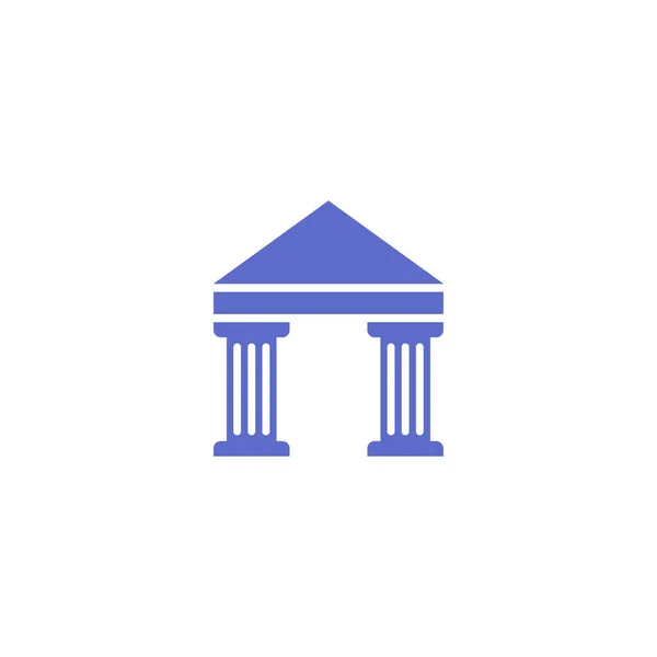 Advokat Vicehäradshövding Logo Ikon Mall Vektorelement — Stock vektor