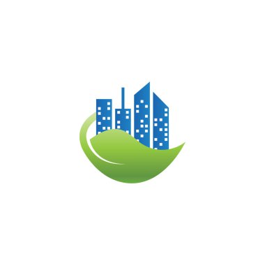 Emlak evi logo tasarım şablonu vektör