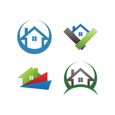 Emlak logo tasarım şablonu topluluğu