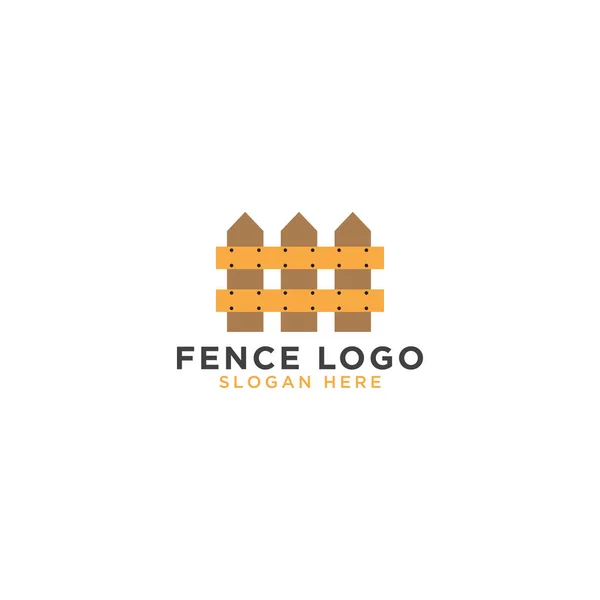 Illustration Staket Logo Design Mall Vektor — Stock vektor