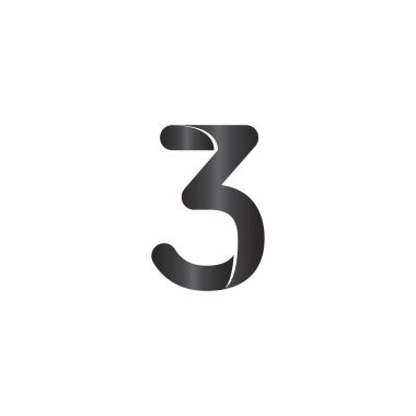 Renkli numara logo simge şablon vektör eps10