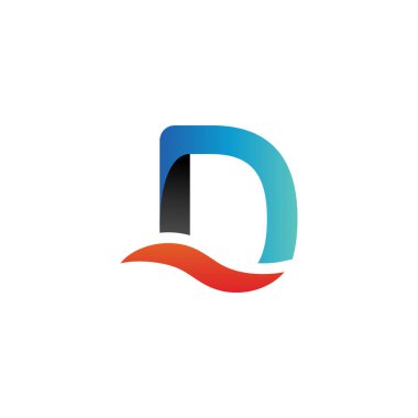 Alfabe logo grafik şablonu vektör tasarım eps10