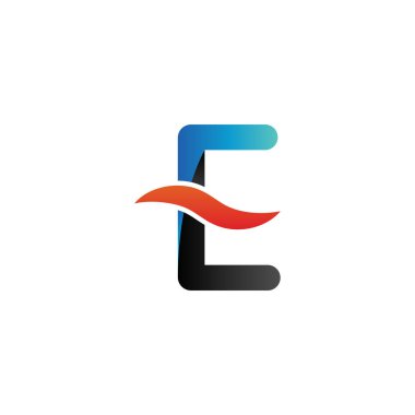 Alfabe logo grafik şablonu vektör tasarım eps10