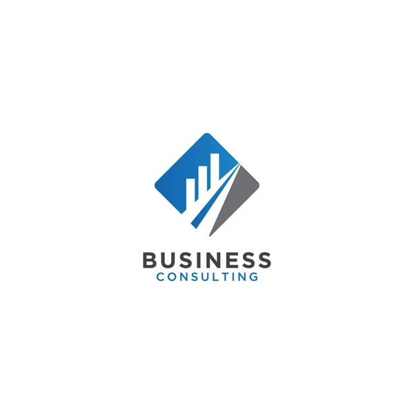 Ilustracja Logo Szablon Projektu Doradztwo Biznesowe — Wektor stockowy