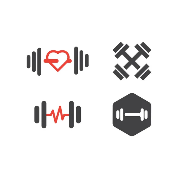 Illustration Modèle Conception Logo Forme Physique Simple — Image vectorielle