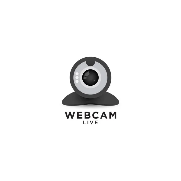 Ilustração Vetor Modelo Design Gráfico Webcam — Vetor de Stock