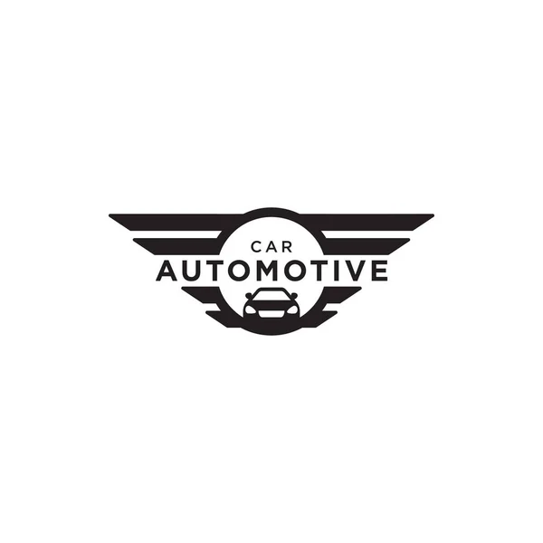 Εικόνα Του Διανύσματος Σχεδιασμός Λογότυπου Αυτοκινήτων Αυτοκίνητο — Διανυσματικό Αρχείο