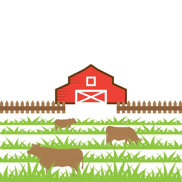 Vache Sur Vecteur Illustration Eps10 — Image vectorielle