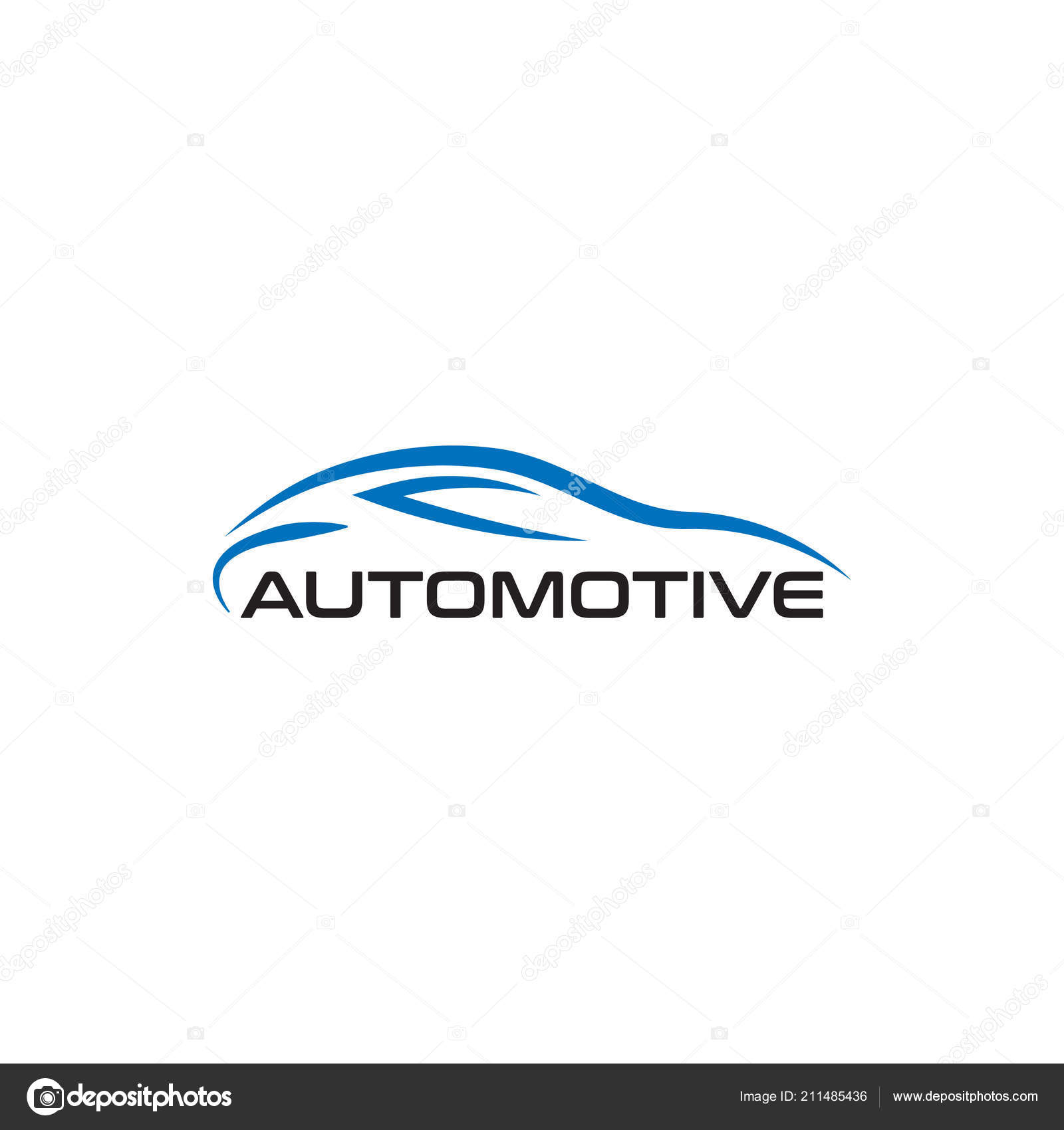 Automobil Auto Linie Kunst Logo Design Vorlage Vektorgrafik Lizenzfreie Grafiken C Haris99 Depositphotos