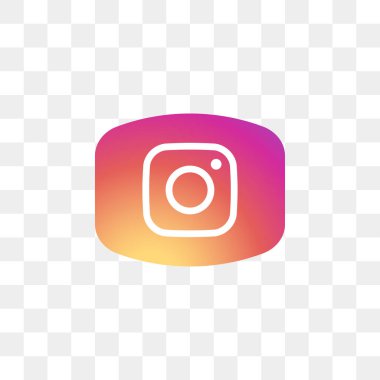 Instagram sosyal medya simge tasarım şablonu vektör
