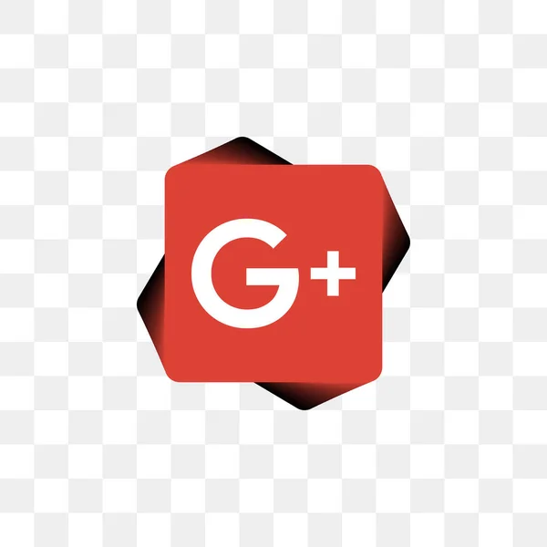 Google plus sosyal medya simge tasarım şablonu vektör — Stok Vektör