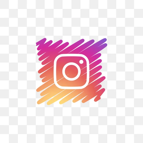 Instagram icono de redes sociales plantilla de diseño vector — Vector de stock