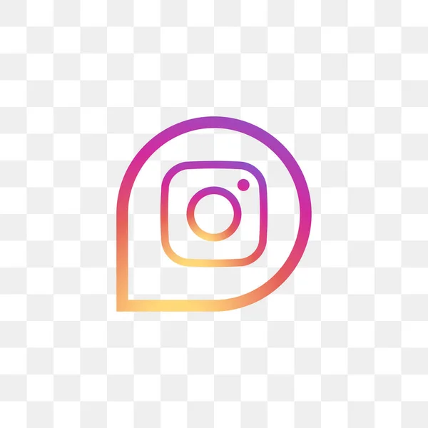 Instagram social media icon design template vector — Stock Vector