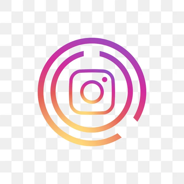 Instagram social media icon design template vector — Stock Vector