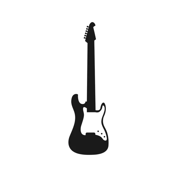 Elektro Gitar Eleman Grafik Tasarlamak Vektör — Stok Vektör