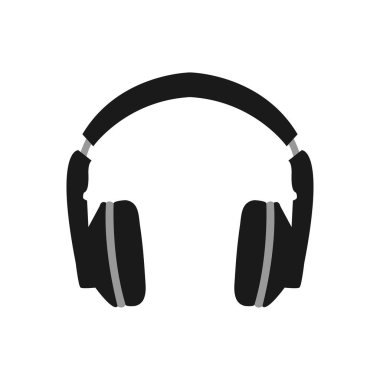 Kulaklık logo simge tasarım şablonu vektör
