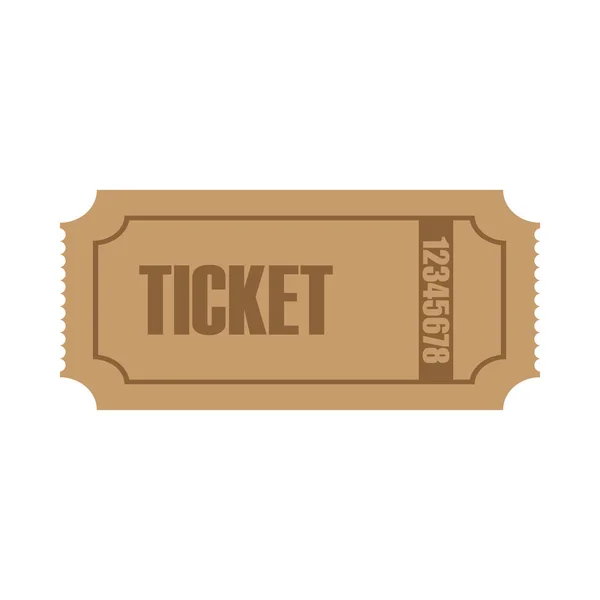 Ticket Logo Icono Diseño Plantilla Vector — Archivo Imágenes Vectoriales