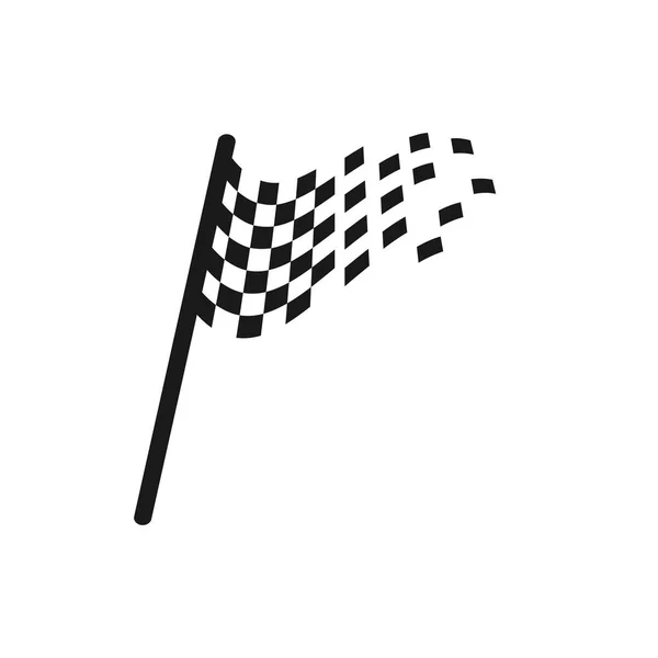 Racing Flaga Szablon Wektor — Wektor stockowy