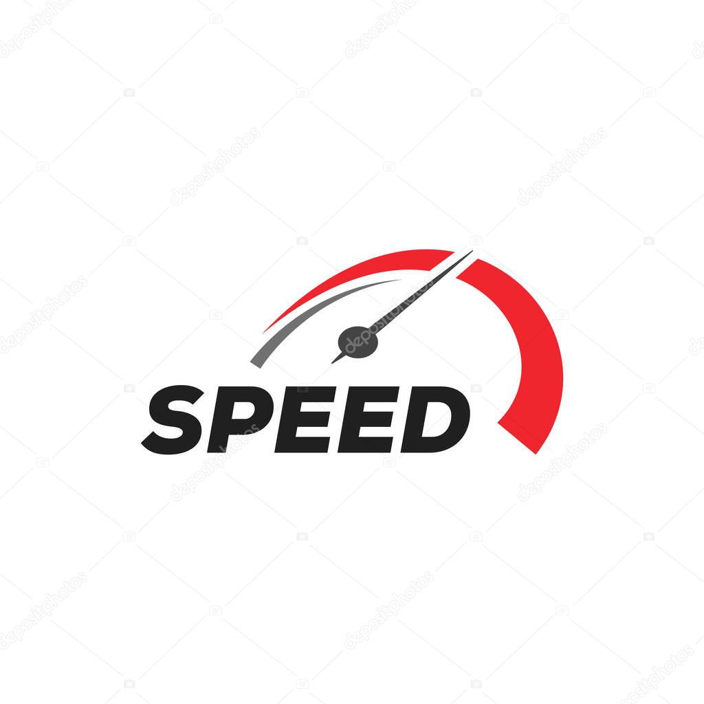 Speedometer graphic design template vector