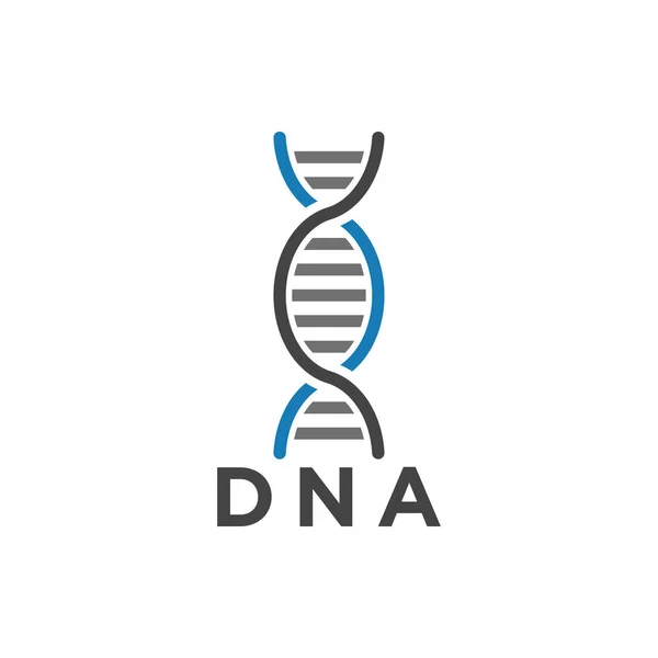 Dna Symbol Graphic Design Template Vector Illustration — Stock Vector