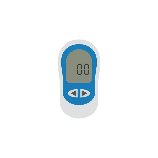 Ilustração Vetor Modelo Dispositivo Teste Colesterol — Vetor de Stock