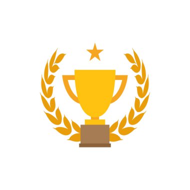 Trophy Kupası grafik tasarım şablonu vektör çizim