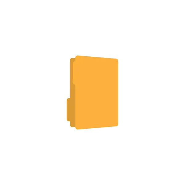 Yellow folder graphic design template vector illustration — Stock Vector