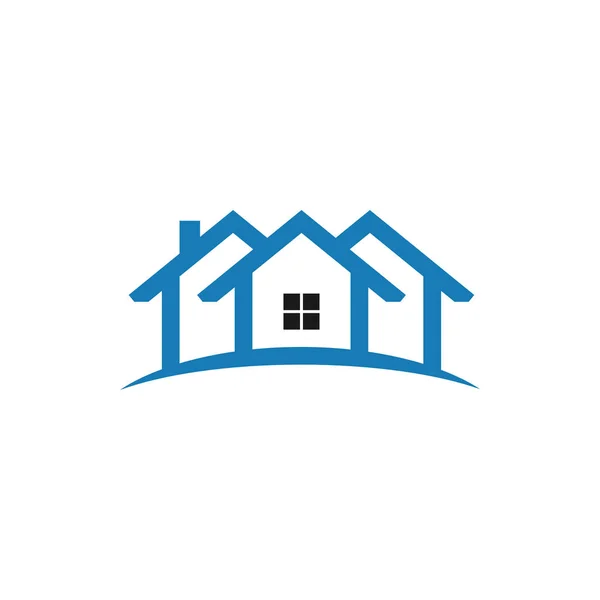 Inmobiliaria Casa Logo Diseño Plantilla Vector Ilustración — Vector de stock