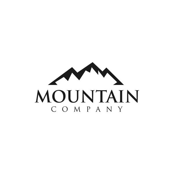 Mountain Företaget Logotyp Design Mall Vektor — Stock vektor