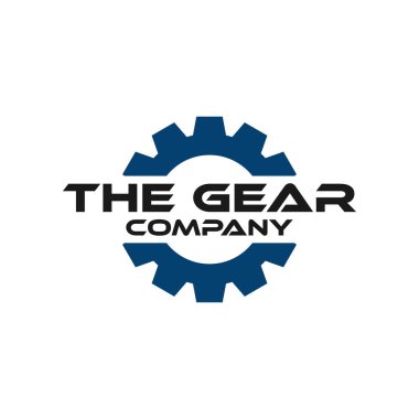 Dişli grafik tasarım şablonu vektör illüstrasyon izole