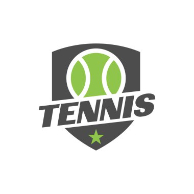 Tenis spor vektör grafik tasarım şablonu çizim