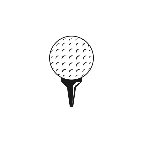高尔夫运动矢量平面设计模板插图 — 图库矢量图片