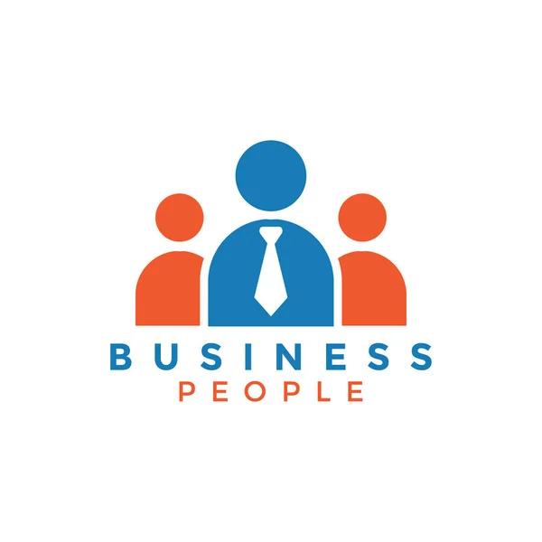 Вектор Шаблонов Элементов Логотипа Business People — стоковый вектор