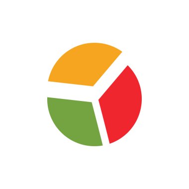 Pasta grafiği grafik simge tasarım şablonu tasarlamak